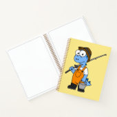 Illustratie van een Allosaurus-visser. Notitieboek (Binnen)