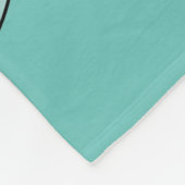 Illustratie van een badend monster van Loch Ness. Fleece Deken (Hoek)