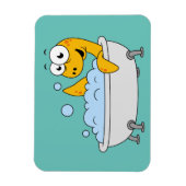 Illustratie van een badend monster van Loch Ness. Magneet (Verticaal)