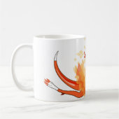 Illustratie van een balletdanseraptor. 2 koffiemok (Links)