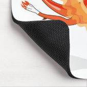 Illustratie van een balletdanseraptor. 2 muismat (Hoek)