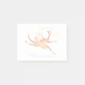 Illustratie van een balletdanseraptor. 2 post-it® notes (Voorkant)