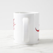 Illustratie van een balletdanseraptor. grote koffiekop (Achterkant)