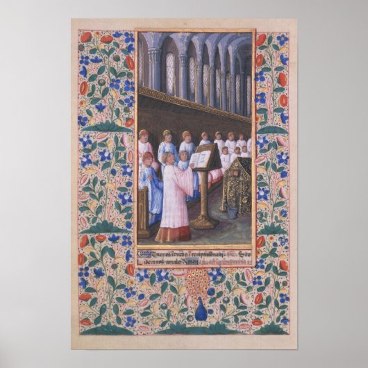 Illustratie van een begrafenisdienst poster (Voorkant)