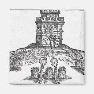 Illustratie van een beleggingsoorlog magneet