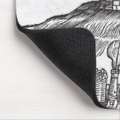 Illustratie van een beleggingsoorlog muismat (Hoek)