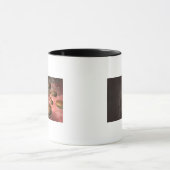 Illustratie van een bloedvat met burgers mok (Midden)