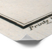  illustratie van een bot (1785) 2 poster (Hoek)