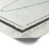  illustratie van een bot (1785) poster (Hoek)