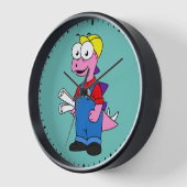 Illustratie van een bouwvakker van Stegosaurus. (Hoek)