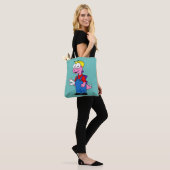Illustratie van een bouwvakker van Stegosaurus. Tote Bag (Op model)