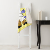 Illustratie van een brontosauruschemicus. sherpa deken (In situ)