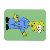 Illustratie van een brontosaurusmechanicus. magneet (Horizontaal)