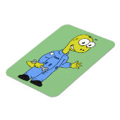 Illustratie van een brontosaurusmechanicus. magneet (Linkerzijde)