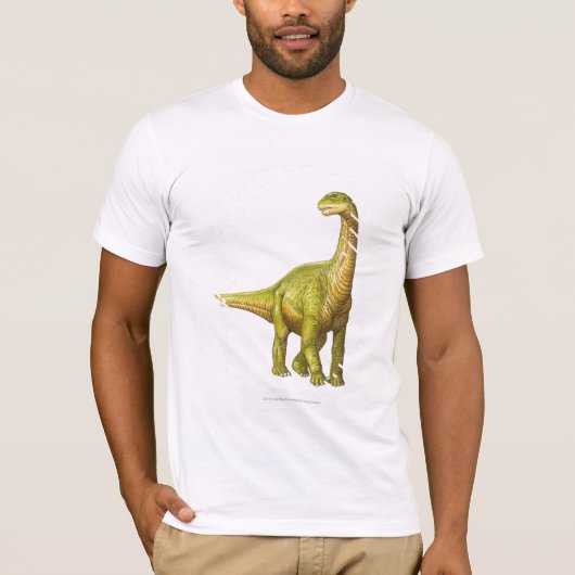Illustratie van een Camarasaurus T-shirt (Voorkant)