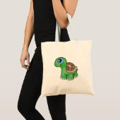Illustratie van een Cute Baby Turtle Tote Bag (Voorkant (product))