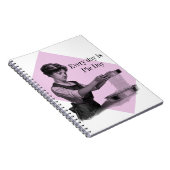  illustratie van een dame die bakken notitieboek (Rechterzijde)