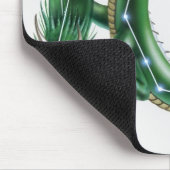 Illustratie van een draak met draak (Draco) Muismat (Hoek)