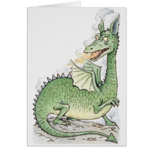 Illustratie van een drakenspuwvuur
