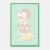 Illustratie van een Football van een brontosaurus. Post-it® Notes (Voorkant)