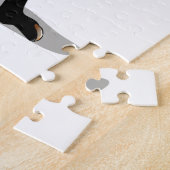 Illustratie van een fotograaf van Iguanodon. Legpuzzel (Zijkant)