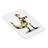 Illustratie van een fotograaf van Iguanodon. Magneet (Rechterzijde)