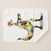 Illustratie van een fotograaf van Iguanodon. Sherpa Deken (Voorkant (horizontaal))