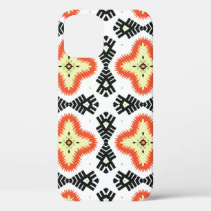 Illustratie van een helder, meerkleurig tapijt met Case-Mate iPhone case