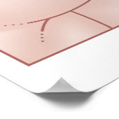 Illustratie van een hernia poster (Hoek)