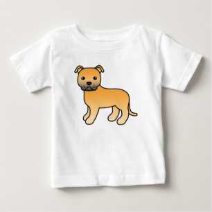 Illustratie van een herten Staffordshire Bull Terr