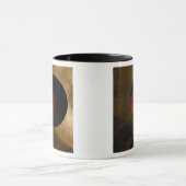 Illustratie van een hot Jupiter genaamd HD 149026b Mok (Midden)