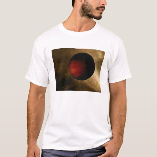 Illustratie van een hot Jupiter genaamd HD 149026b T-shirt (Voorkant)