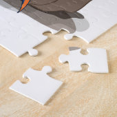 Illustratie van een Iguanodon die make-up aantrekt Legpuzzel (Zijkant)