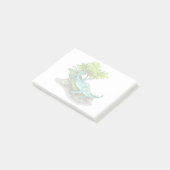 Illustratie van een Iguanodon zonnebaden. Post-it® Notes (Schuin)