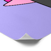 Illustratie van een journalist van Allosaurus News Poster (Hoek)