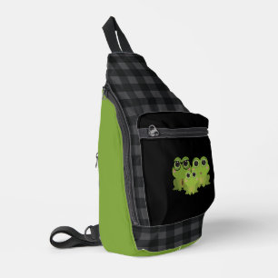Illustratie van een Kikkergeslacht – Moeder Vader Sling Bag