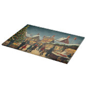 Illustratie van een klassiek Kerstmis Snijplank (Hoek)