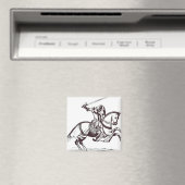 Illustratie van een Knight Templar Magneet (Insitu (Vaatwasser))