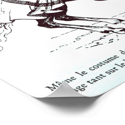 Illustratie van een Knight Templar Poster (Hoek)