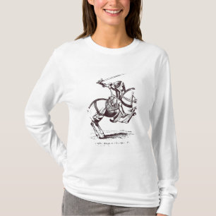 Illustratie van een Knight Templar T-shirt