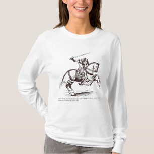 Illustratie van een Knight Templar T-shirt