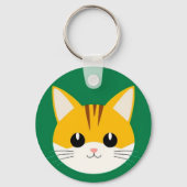 Illustratie van een knuffelkat sleutelhanger (Achterkant)