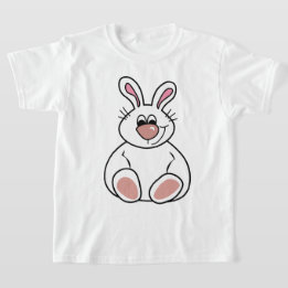 Illustratie van een knuffelkonijn | Dieren T-shirt