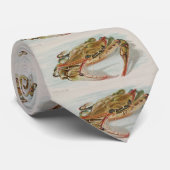  illustratie van een krab (1889) stropdas (Opgerold)