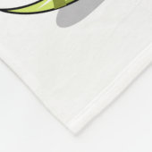 Illustratie van een lambeosaurus die een ei vastho fleece deken (Hoek)