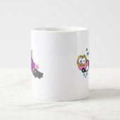 Illustratie van een Loch Ness monster duiker. Grote Koffiekop (Voorkant)