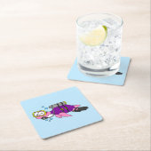 Illustratie van een Loch Ness monster duiker. Kartonnen Onderzetters (Insitu)