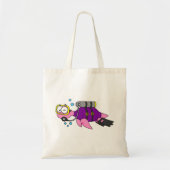 Illustratie van een Loch Ness monster duiker. Tote Bag (Voorkant)