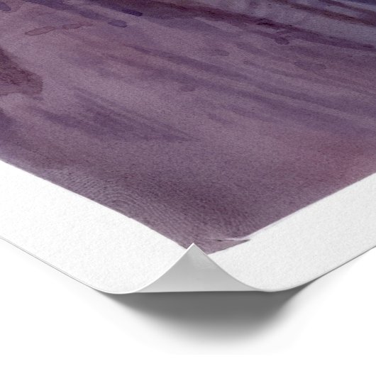 Illustratie van een luchtschip dat reist poster (Hoek)