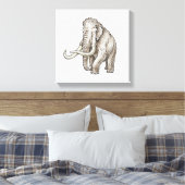 Illustratie van een mammot canvas afdruk (Insitu (Slaapkamer))